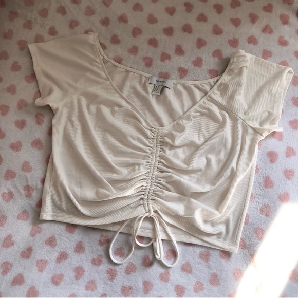 Forever 21 Plus Ruched Top - Picture 1 of 3